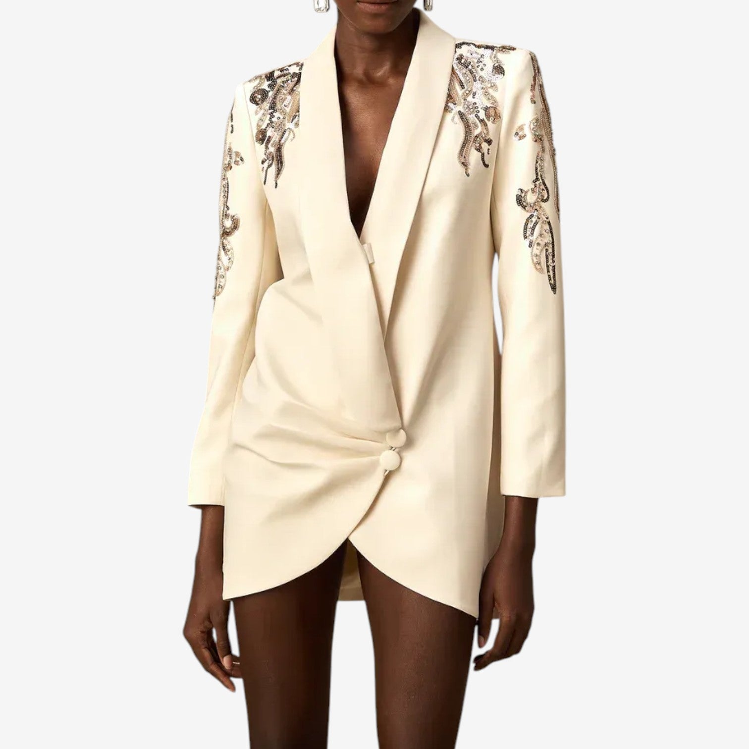 Collins | Elegant Embroidered Dress