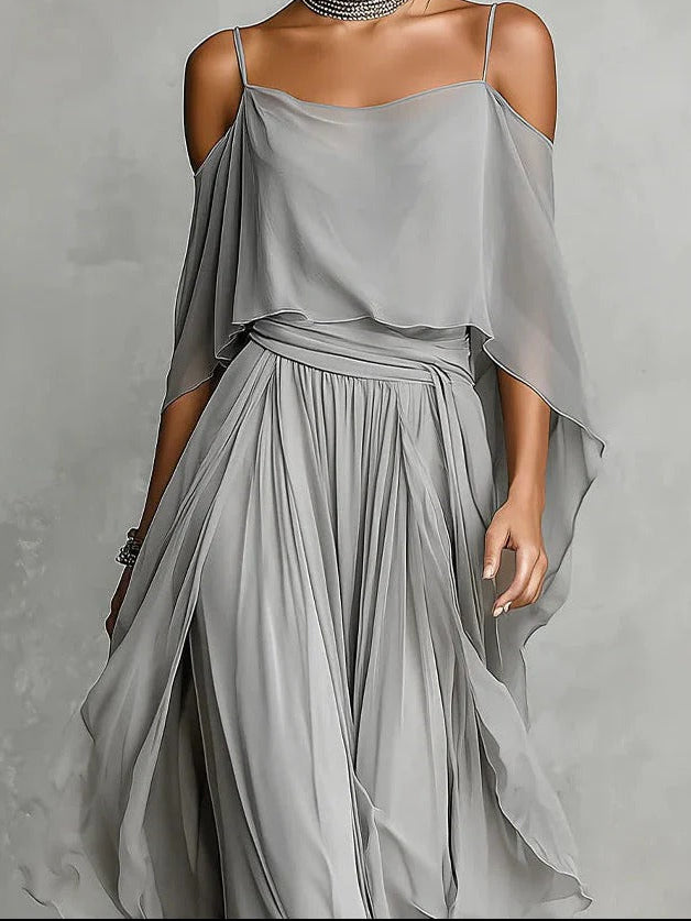 June | Off-Shoulder Flowy Set