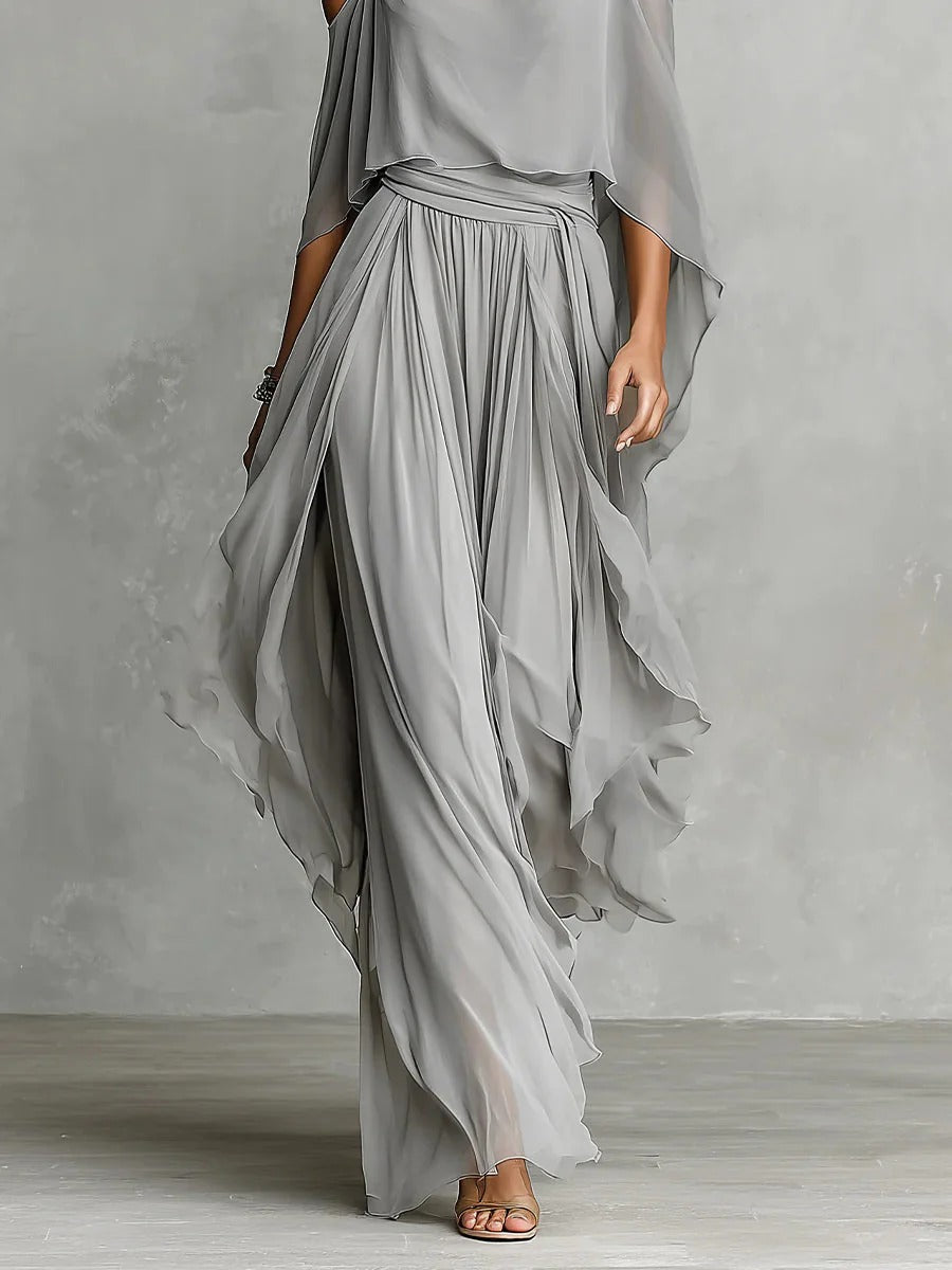 June | Off-Shoulder Flowy Set
