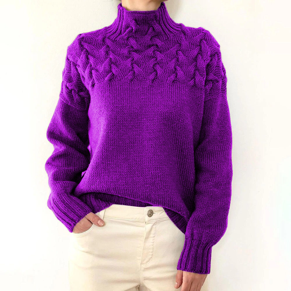 Reagan | Soft and Embracing High Neck Sweater
