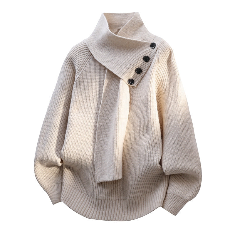 Florence | Cozy Scarf-Neck Sweater
