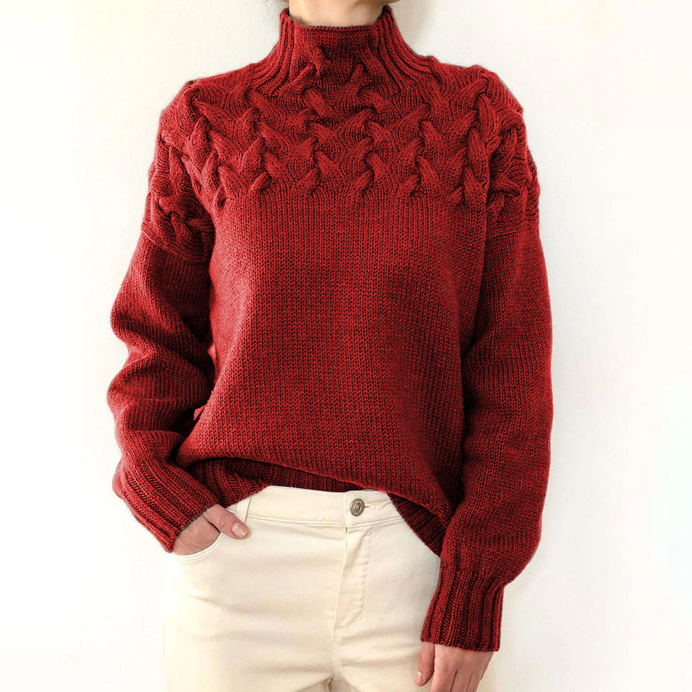 Reagan | Soft and Embracing High Neck Sweater