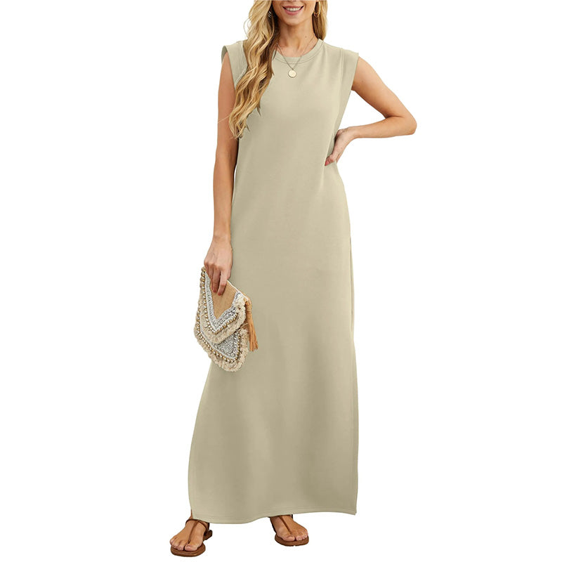 Maliya | Sleeveless Casual Maxi Dress