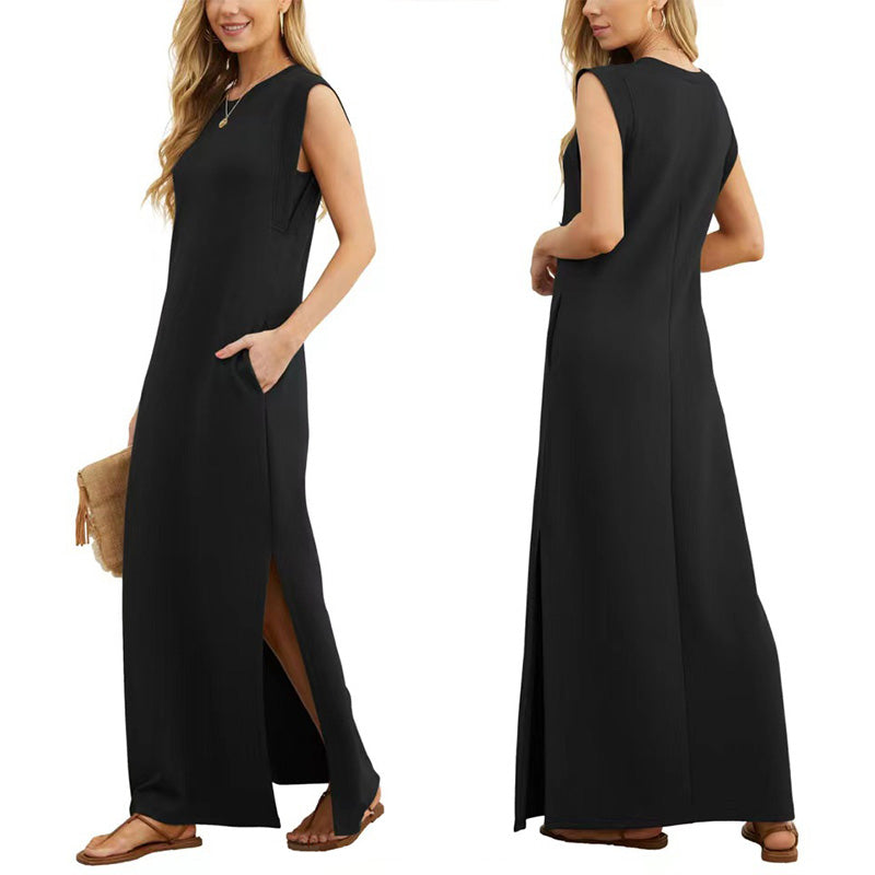 Maliya | Sleeveless Casual Maxi Dress