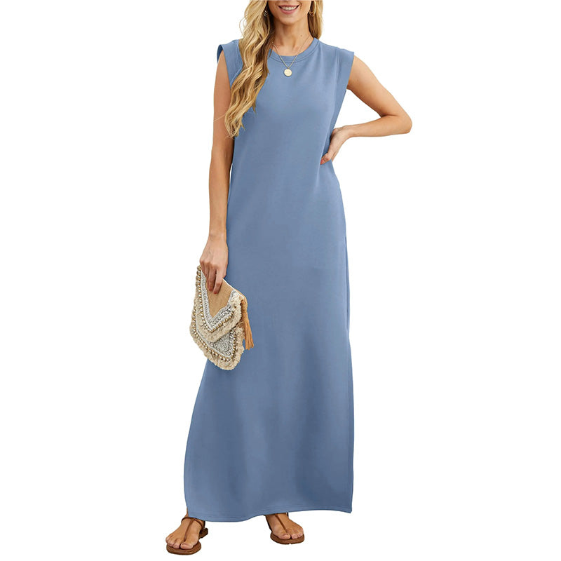 Maliya | Sleeveless Casual Maxi Dress