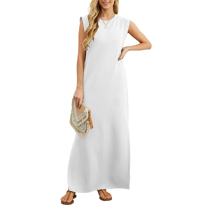 Maliya | Sleeveless Casual Maxi Dress