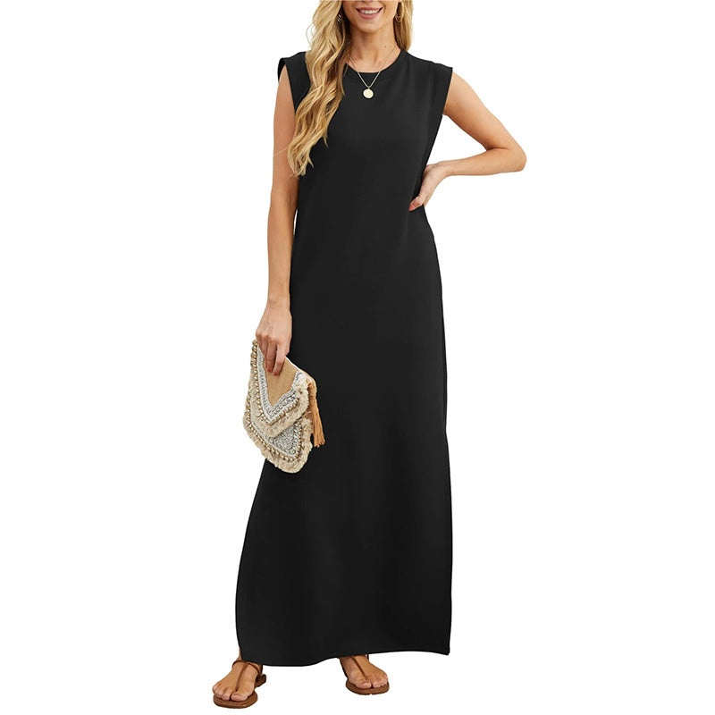 Maliya | Sleeveless Casual Maxi Dress