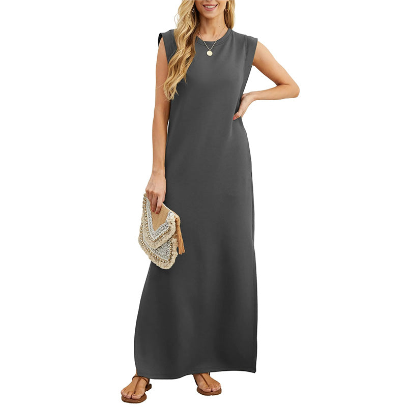Maliya | Sleeveless Casual Maxi Dress