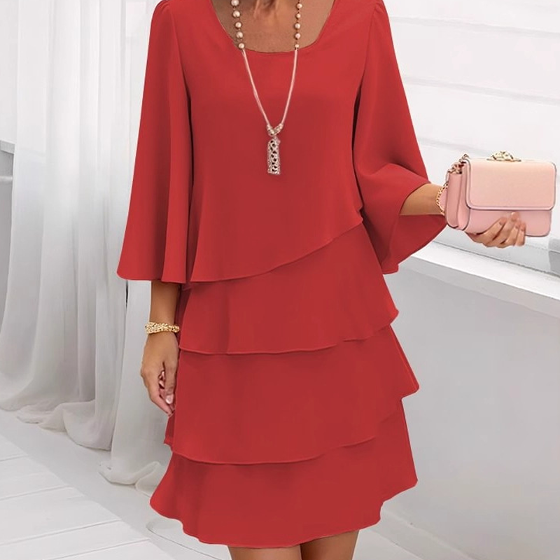 Claire | Elegant Dress with Square Neckline