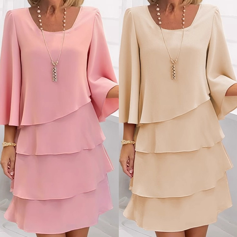 Claire | Elegant Dress with Square Neckline