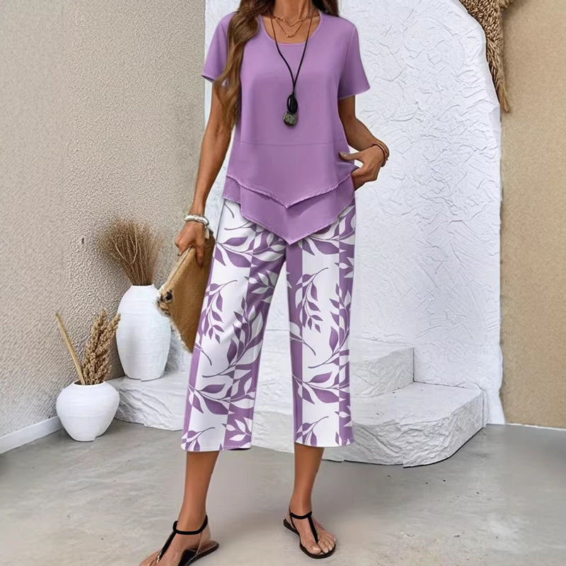 Collins | Two-Piece Set with Short Sleeves