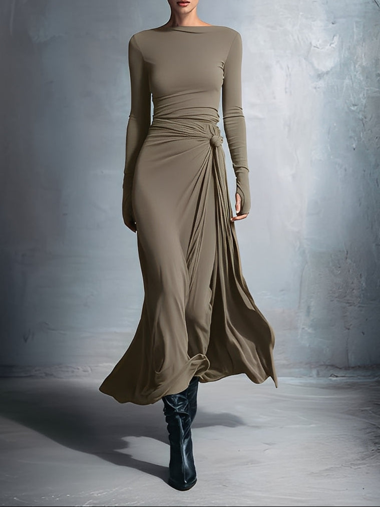 Brielle ❘ Maxi dress with side knot